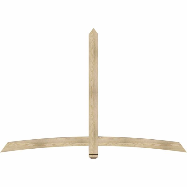 Ekena Millwork Bellingham Rough Sawn Timber Gable Bracket, Douglas Fir, 84"W x 56"H x 4"D x 4"F, 16/12 Pitch GBW084X56X0404BEL00RDF - main
